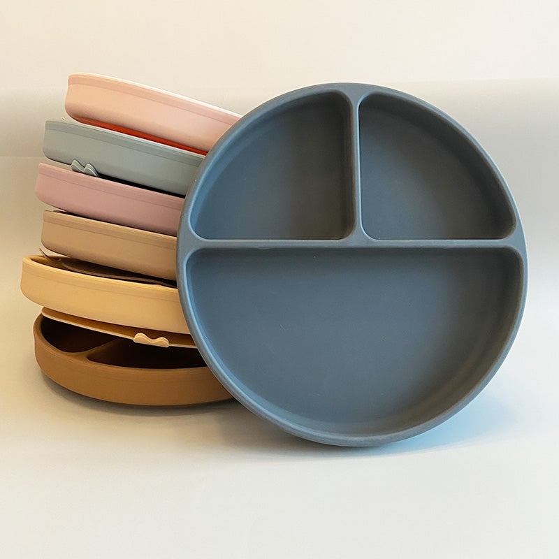 Silicone Suction Round Plate