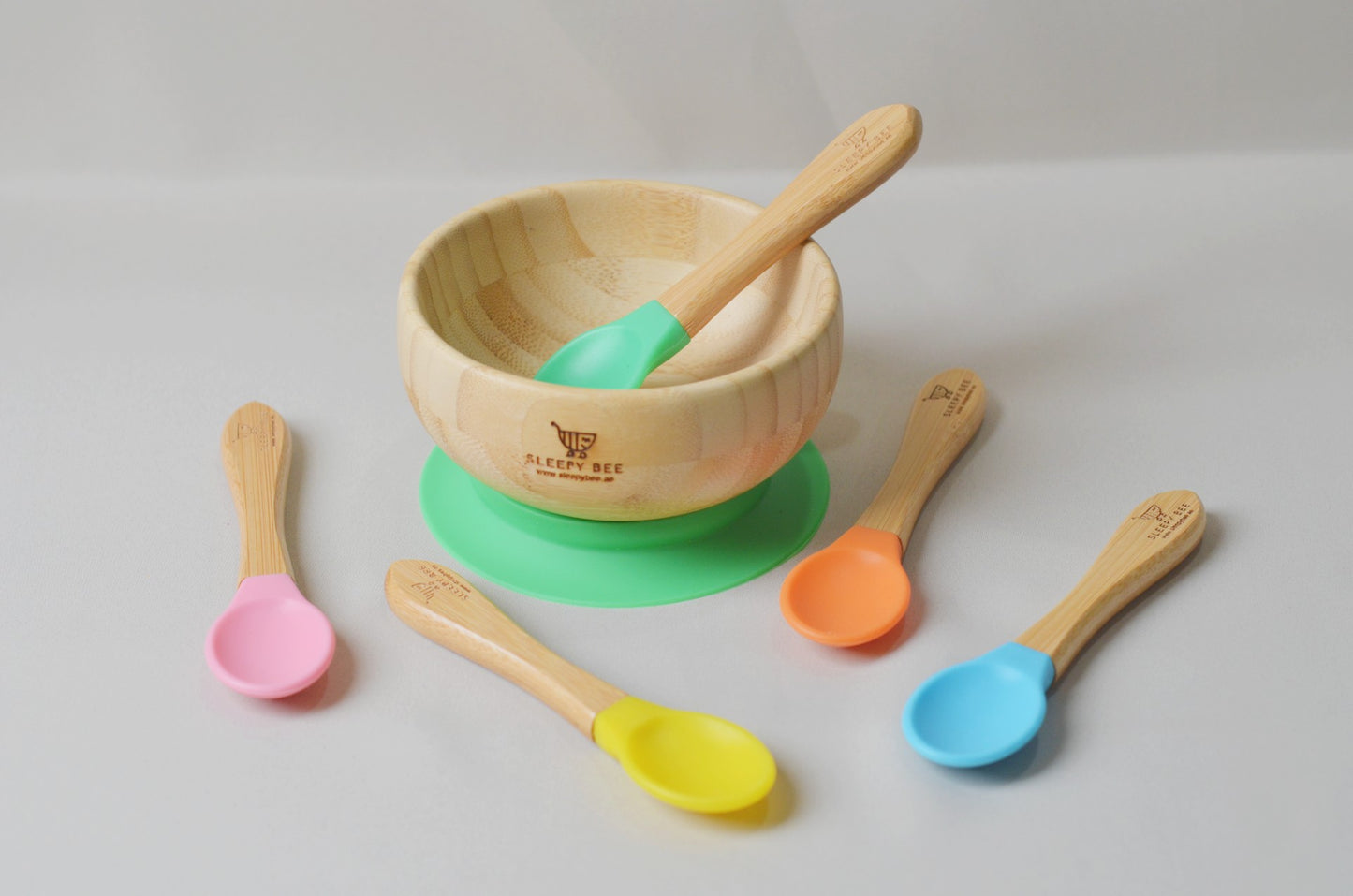 Bamboo Suction Bowl Sets