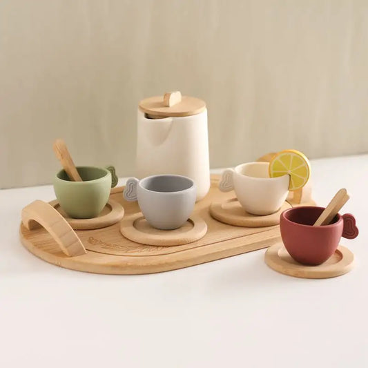 Montessori Wooden Tea Party set