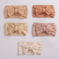 Baby Headwrap Ribbed Knit Bow