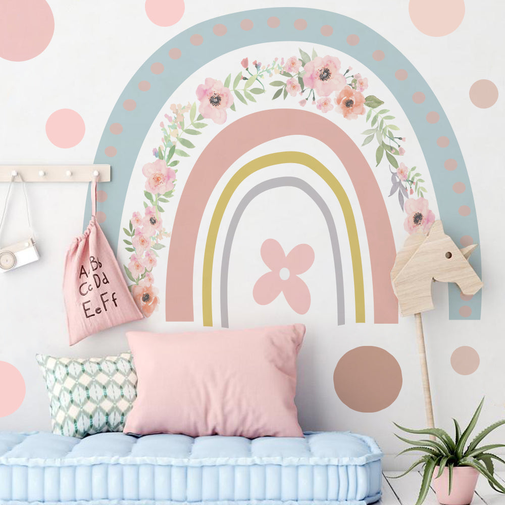 Big Rainbow Wall Decals Removable Wall Stickers