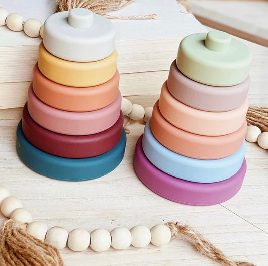 Silicone Stacking Ring Toys