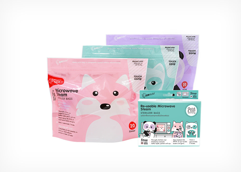 SUNMUM Microwave Steam Sterilizer Bags
