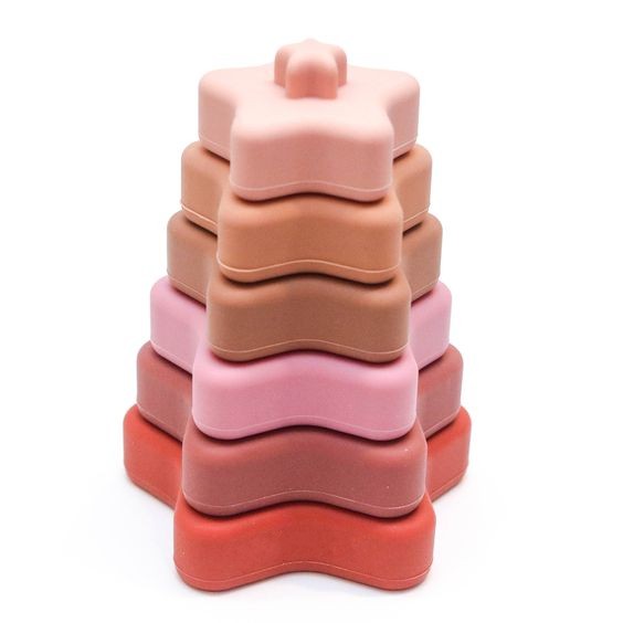Silicone Stacking Stars Toys