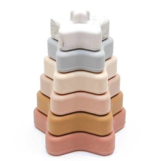 Silicone Stacking Stars Toys