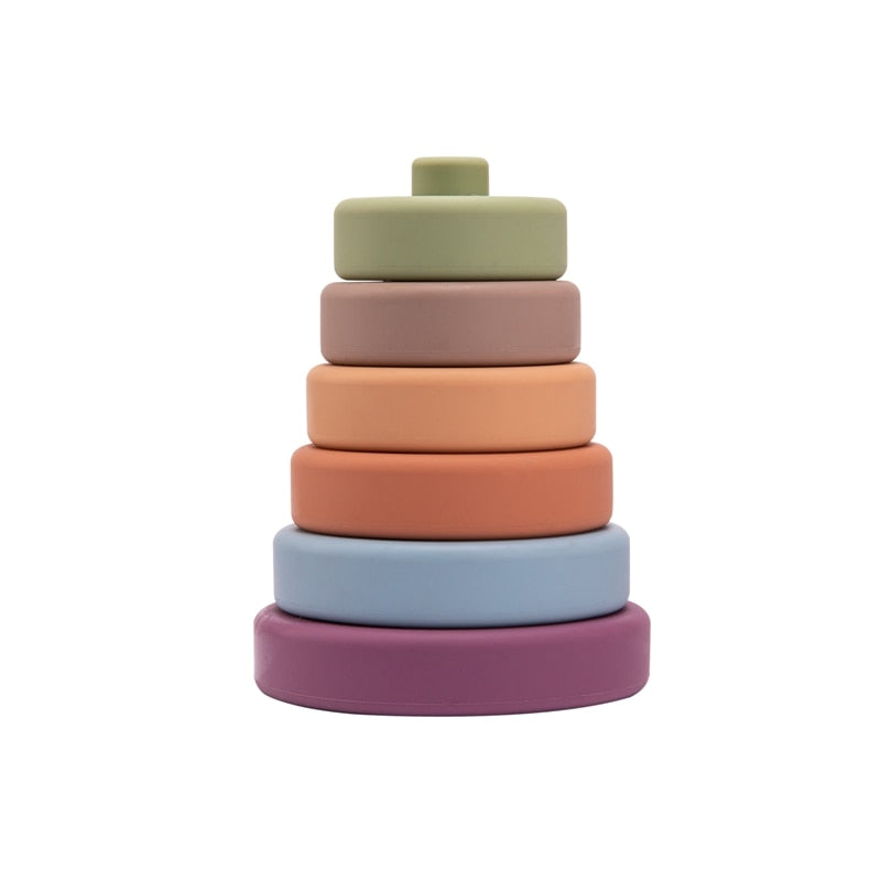 Silicone Stacking Ring Toys