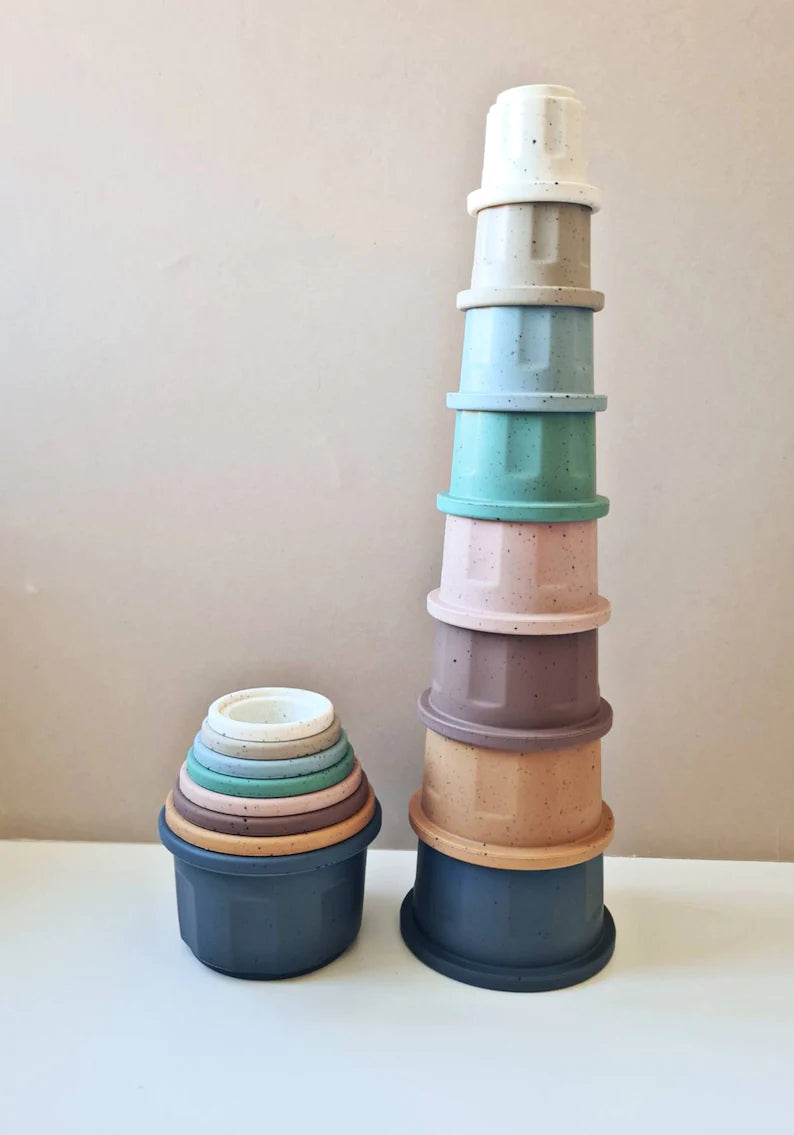 Silicone Stacking Large Cups