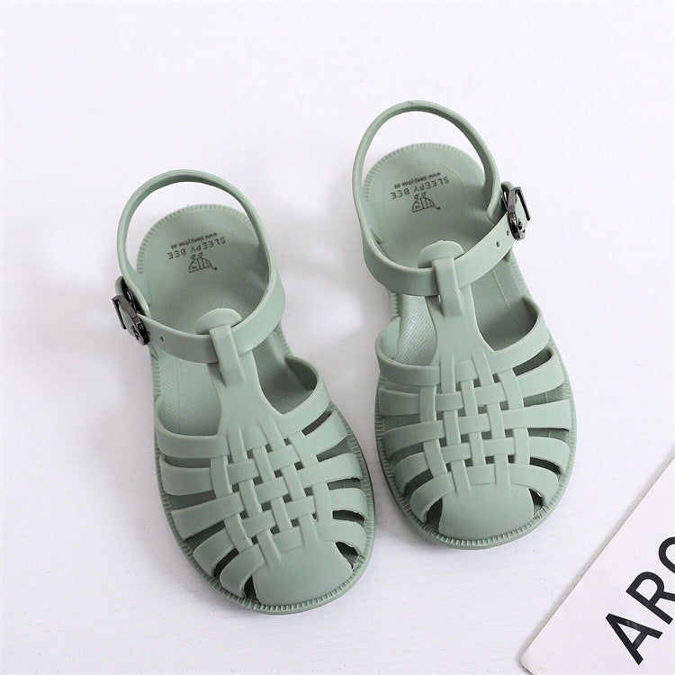 Kids Jelly Sandals Waffle Design