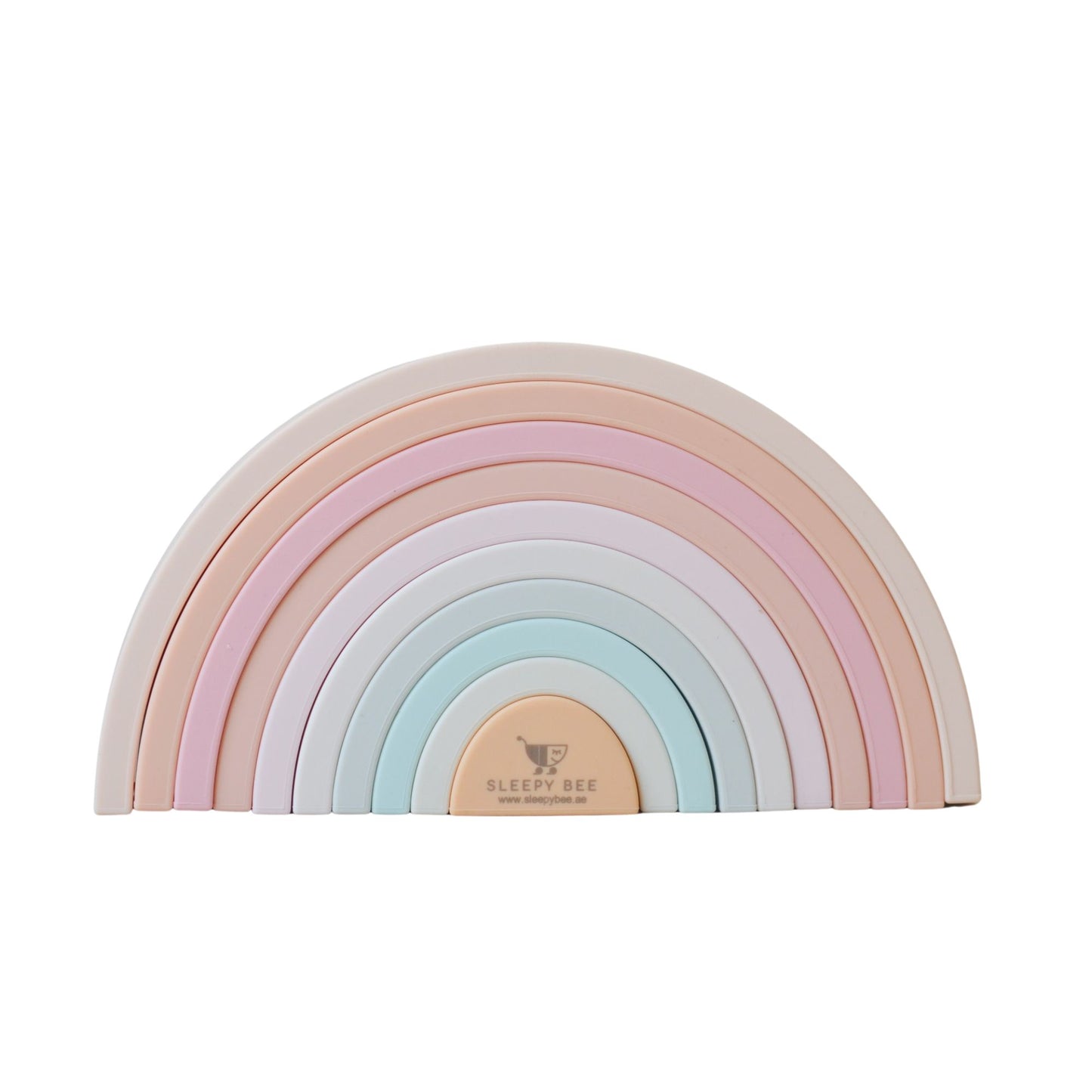 Silicone Stacking Large Rainbow Toys