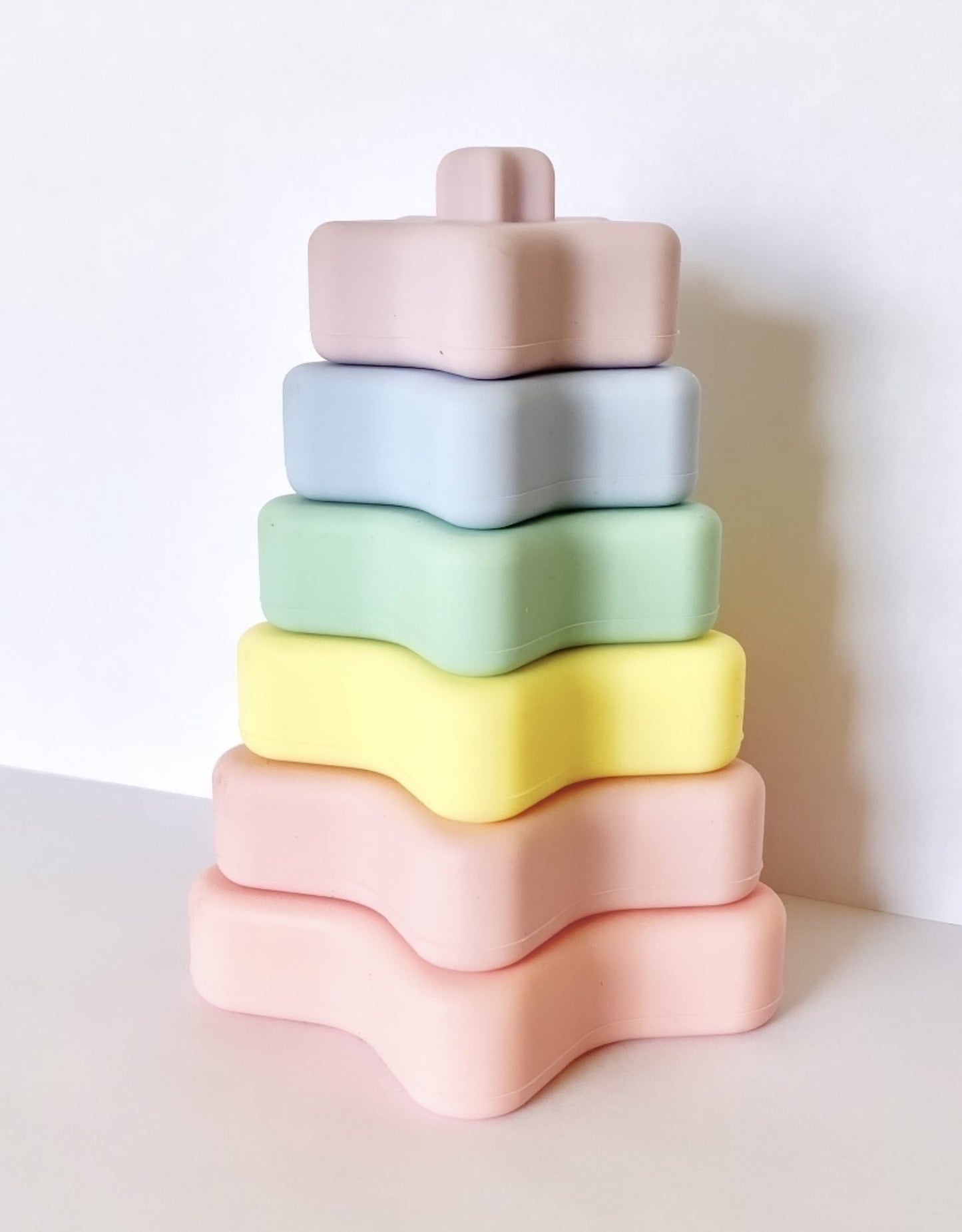 Silicone Stacking Stars Toys