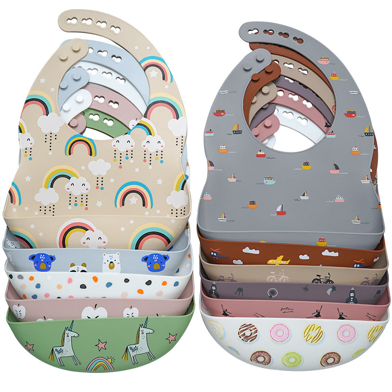 Silicone Printed Bibs