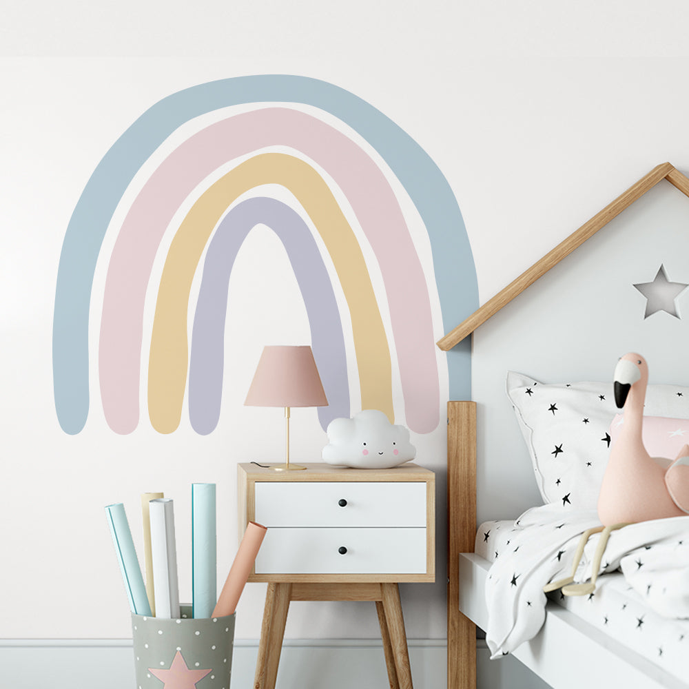 Big Rainbow Wall Decals Removable Wall Stickers