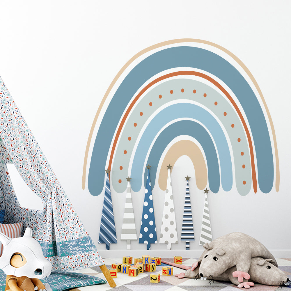 Big Rainbow Wall Decals Removable Wall Stickers