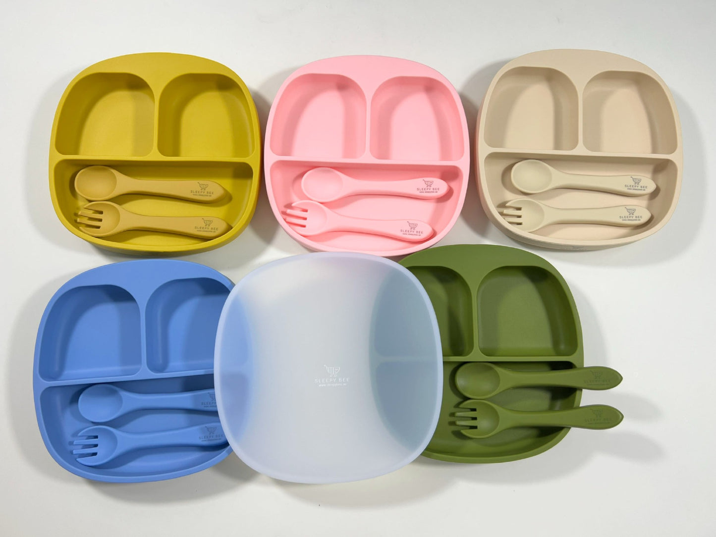 Silicone Square Plate Set