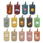 Silicone Printed Straw Cups
