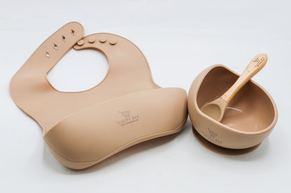 New Silicone Suction Bowl Feeding Set