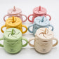 Silicone Honey Pot 3 in 1 Straw Cups