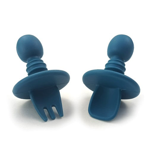 Silicone Training Spoon and Fork