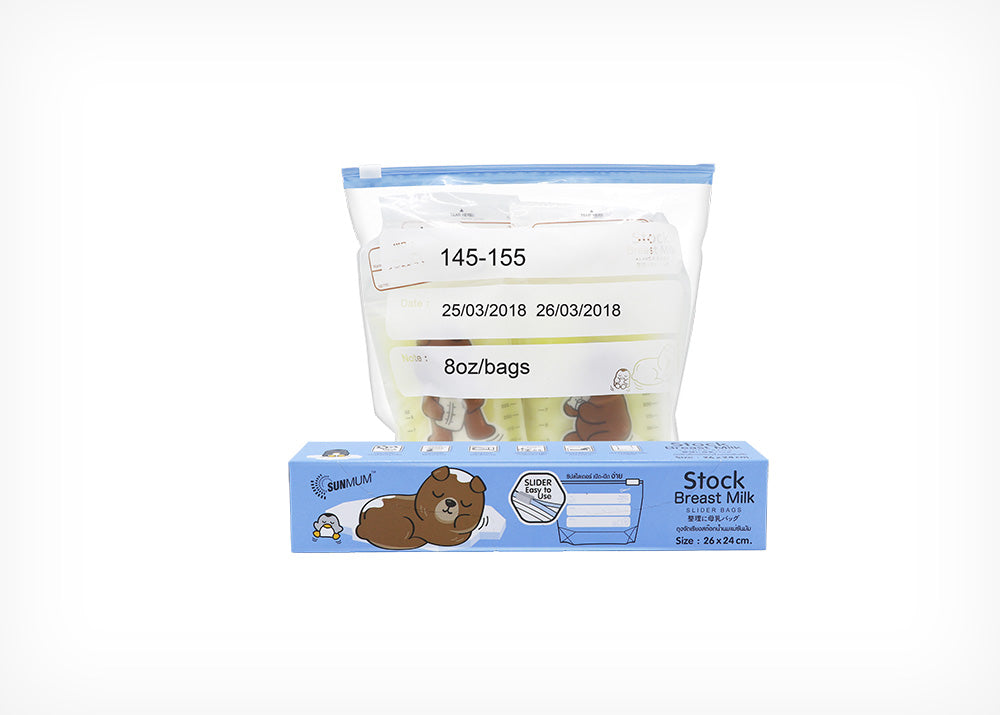 SUNMUM Stock Breast Milk Slider Bags