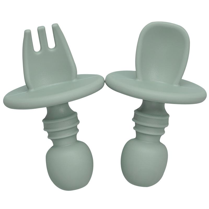 Silicone Training Spoon and Fork