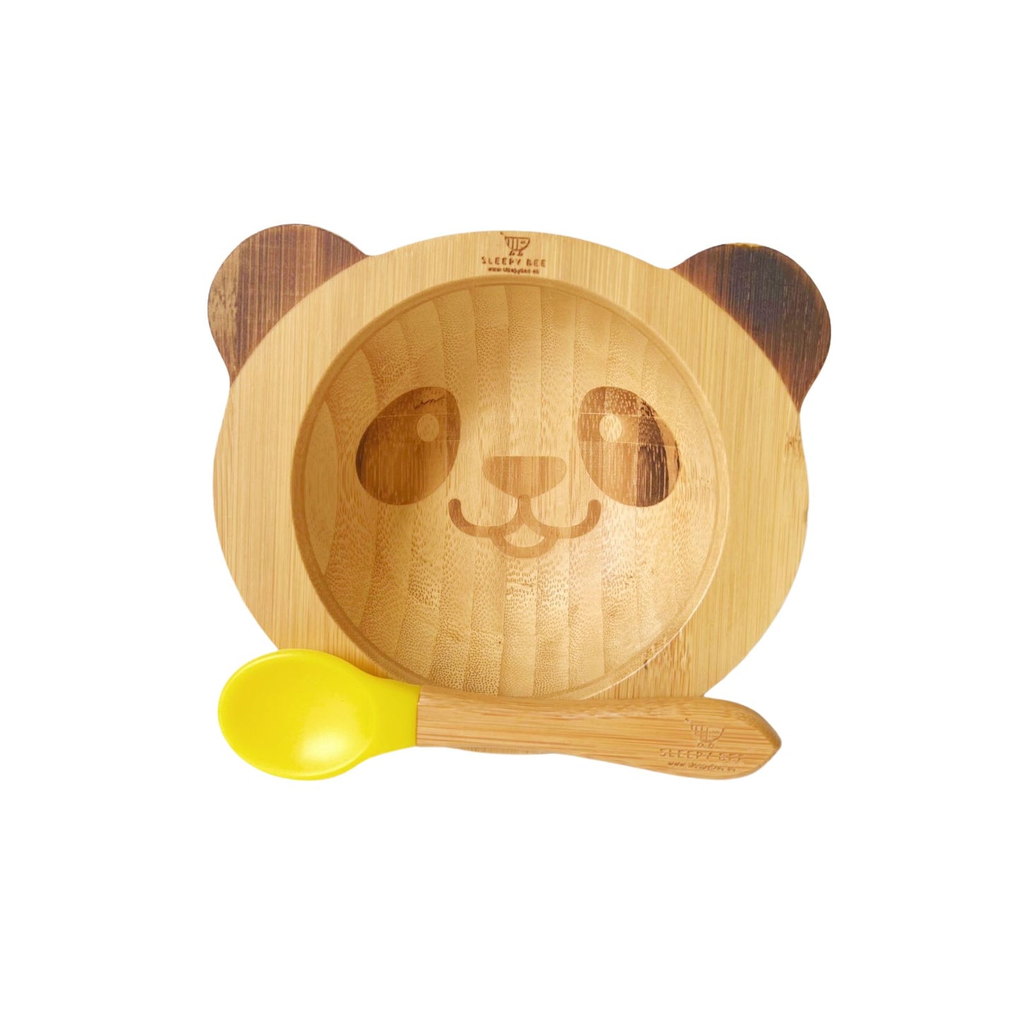Bamboo Suction Animal Shape Bowl Sets