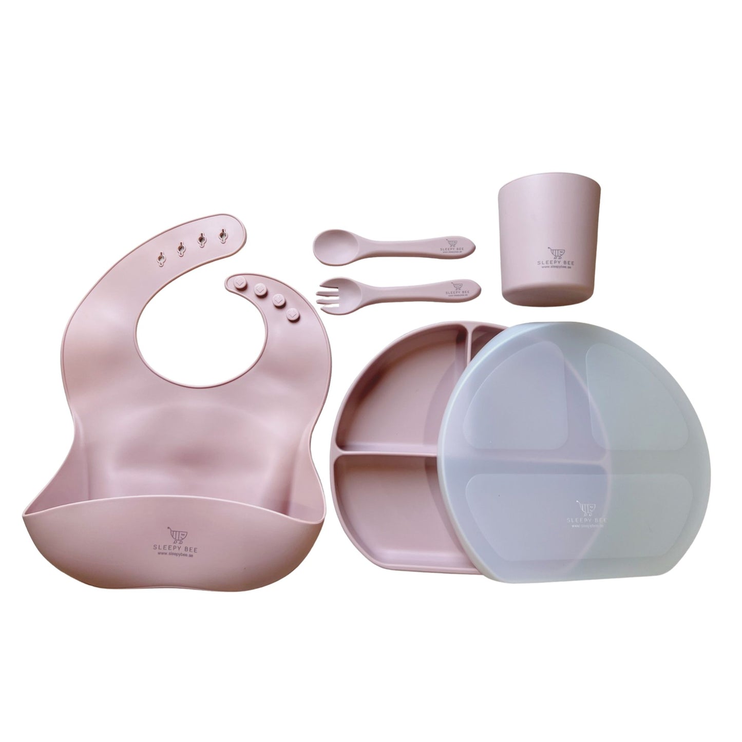 Silicone Round Plate Suction Feeding Set