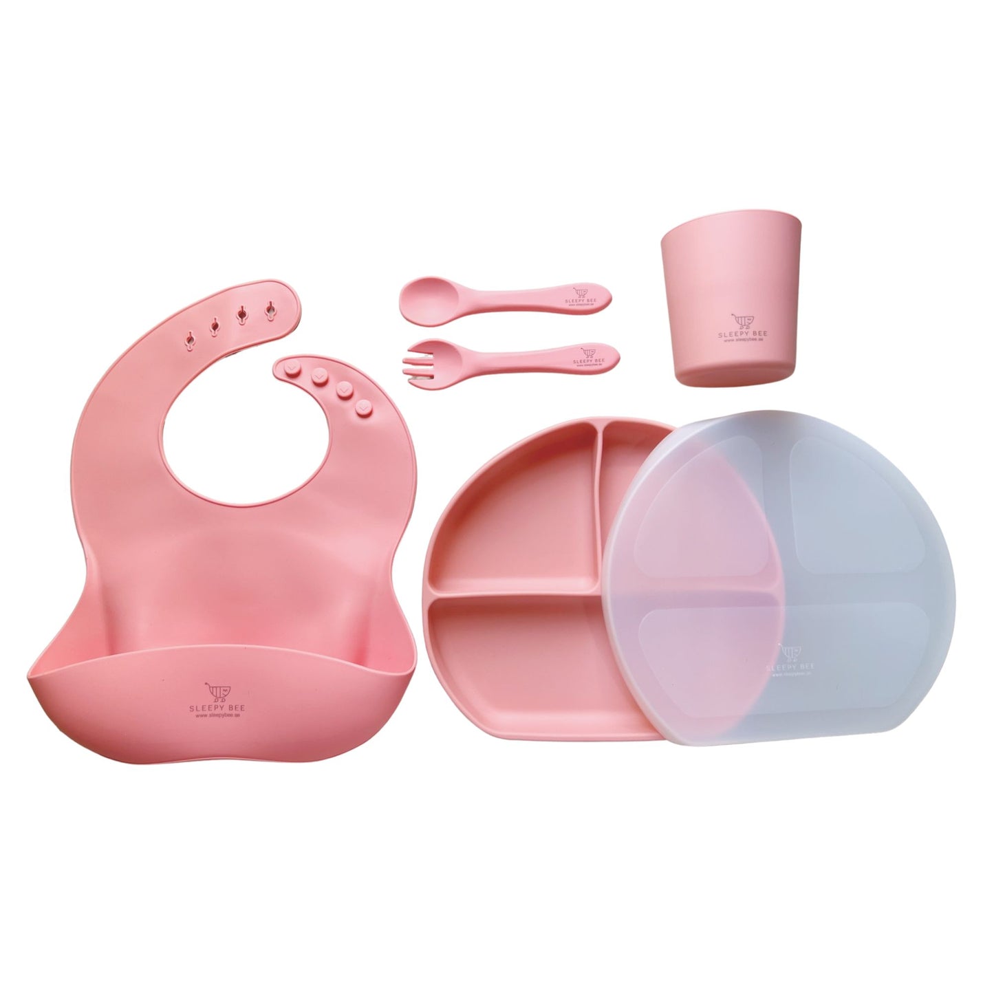 Silicone Round Plate Suction Feeding Set