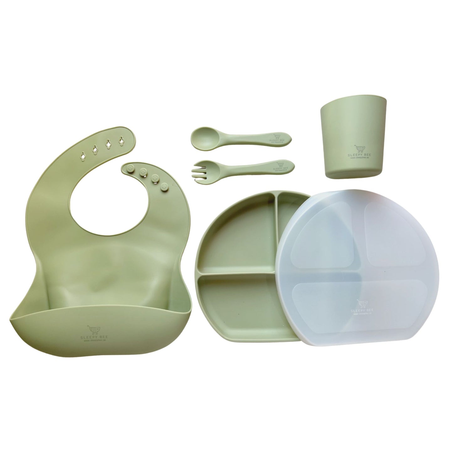 Silicone Round Plate Suction Feeding Set