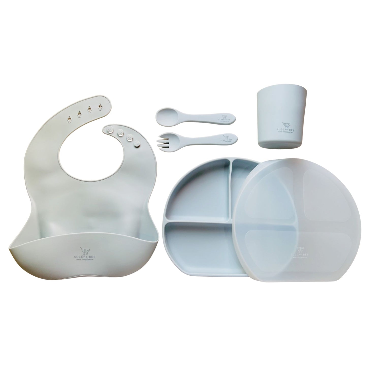 Silicone Round Plate Suction Feeding Set